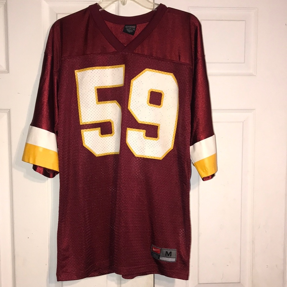 Men’s NFL Signed Redskins Barber Jersey